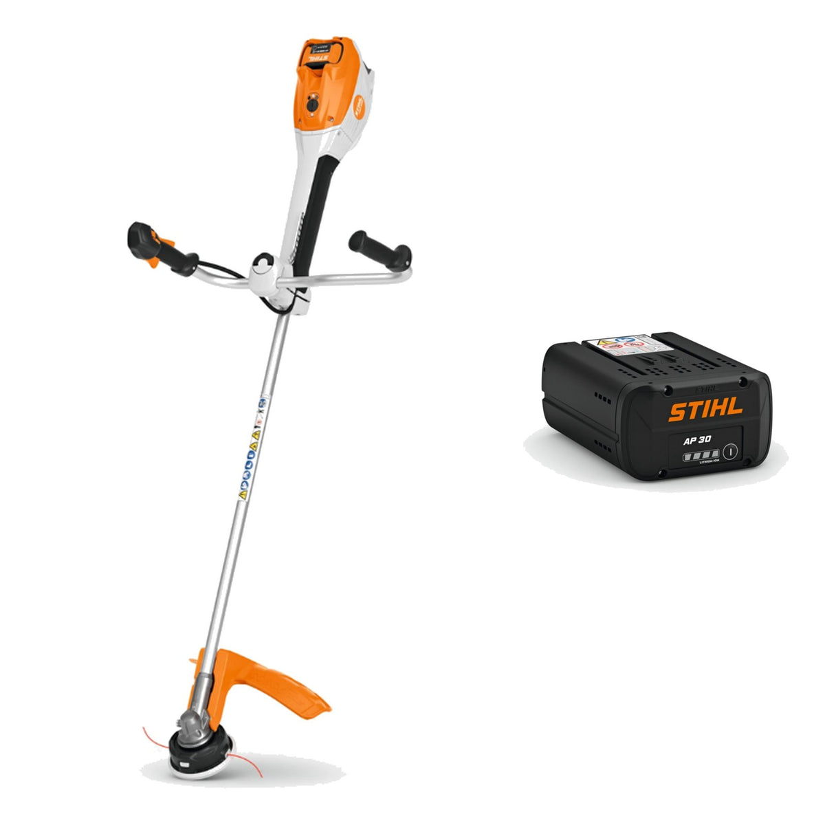STIHL FSA 400 Accu Bosmaaier met Driehoeksmes 300-3 set met accu (AP 30)