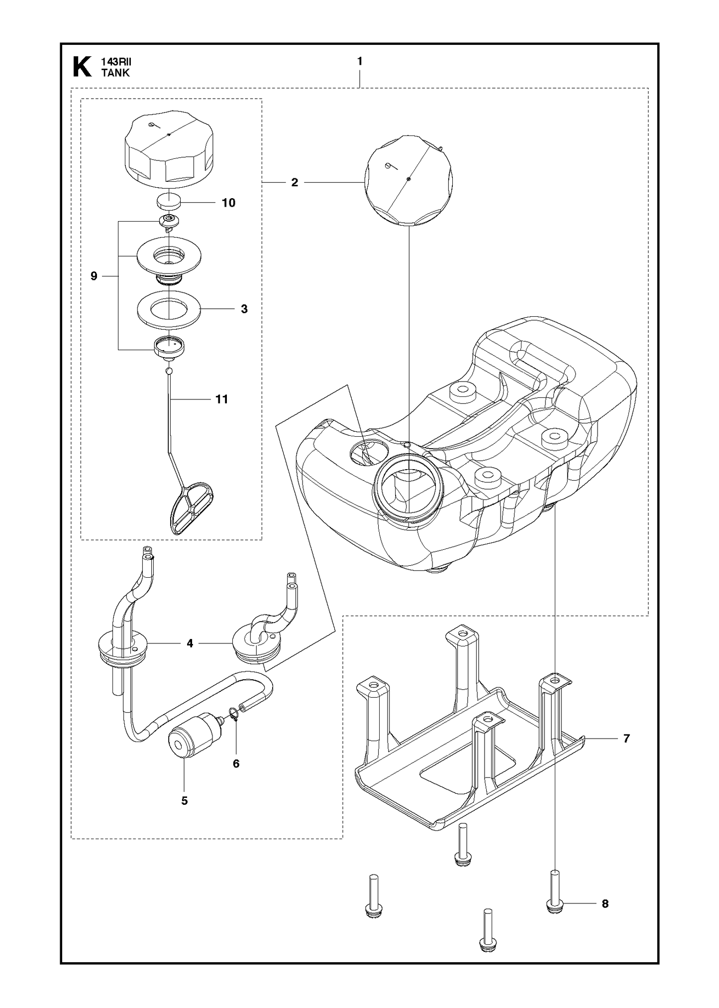 Husqvarna 505310301 onderdelentekening - positie 4