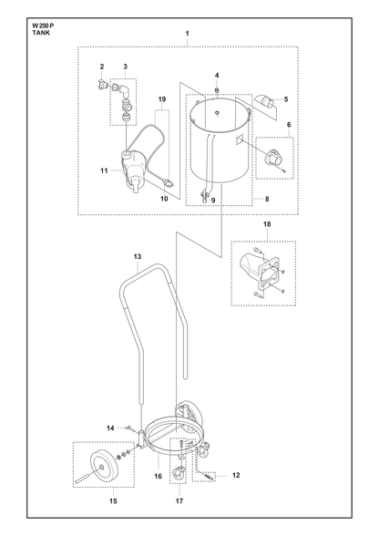 Husqvarna 546921401 onderdelentekening - positie 19
