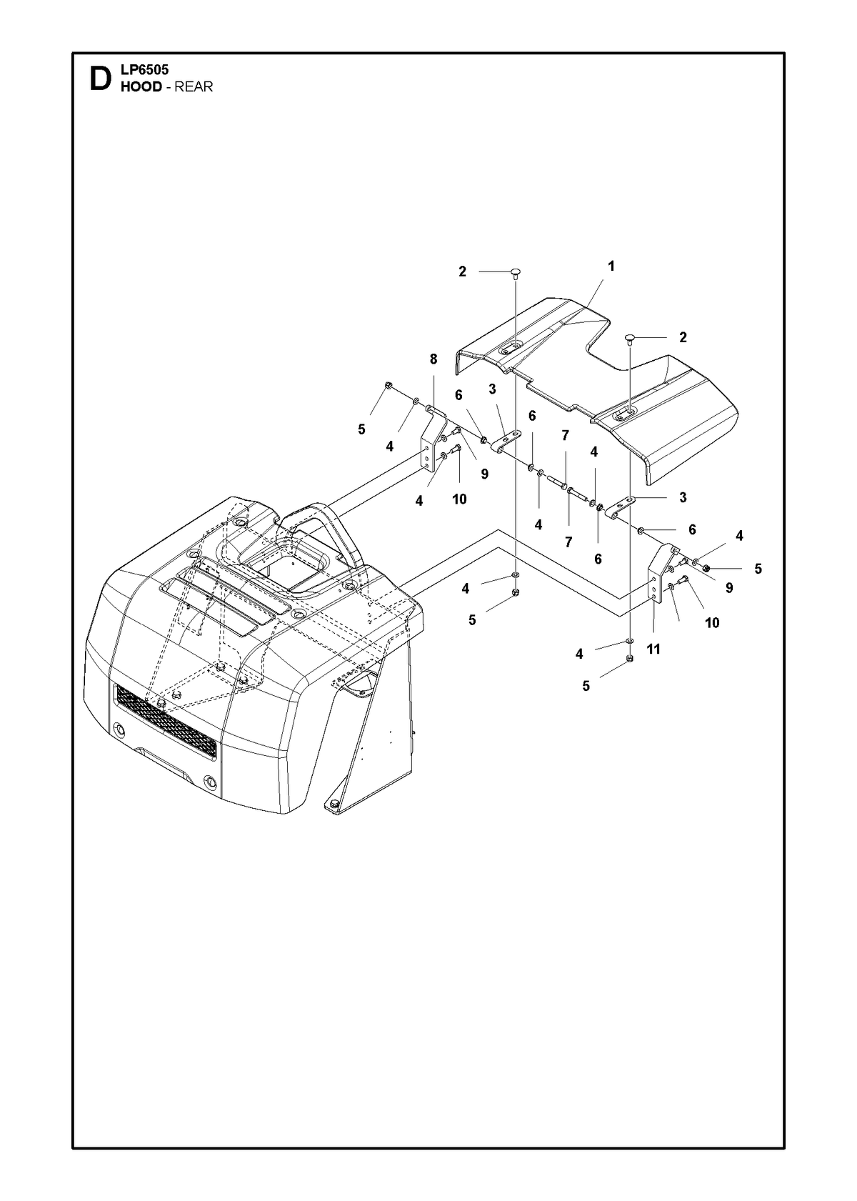 Husqvarna 595363301 onderdelentekening - positie 8