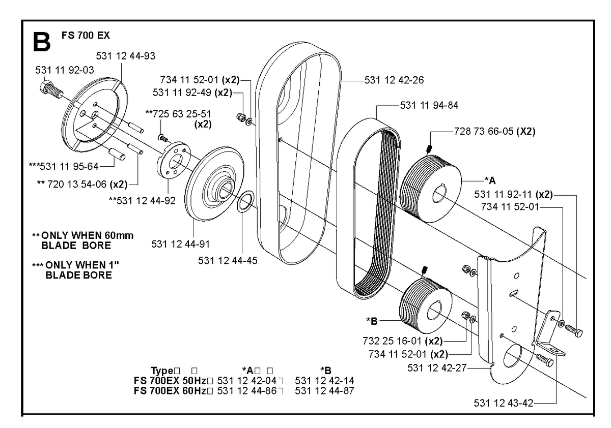 Husqvarna 531124445 onderdelentekening - positie 22