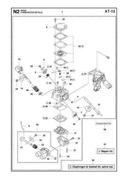 Husqvarna 501649501 onderdelentekening - positie 15