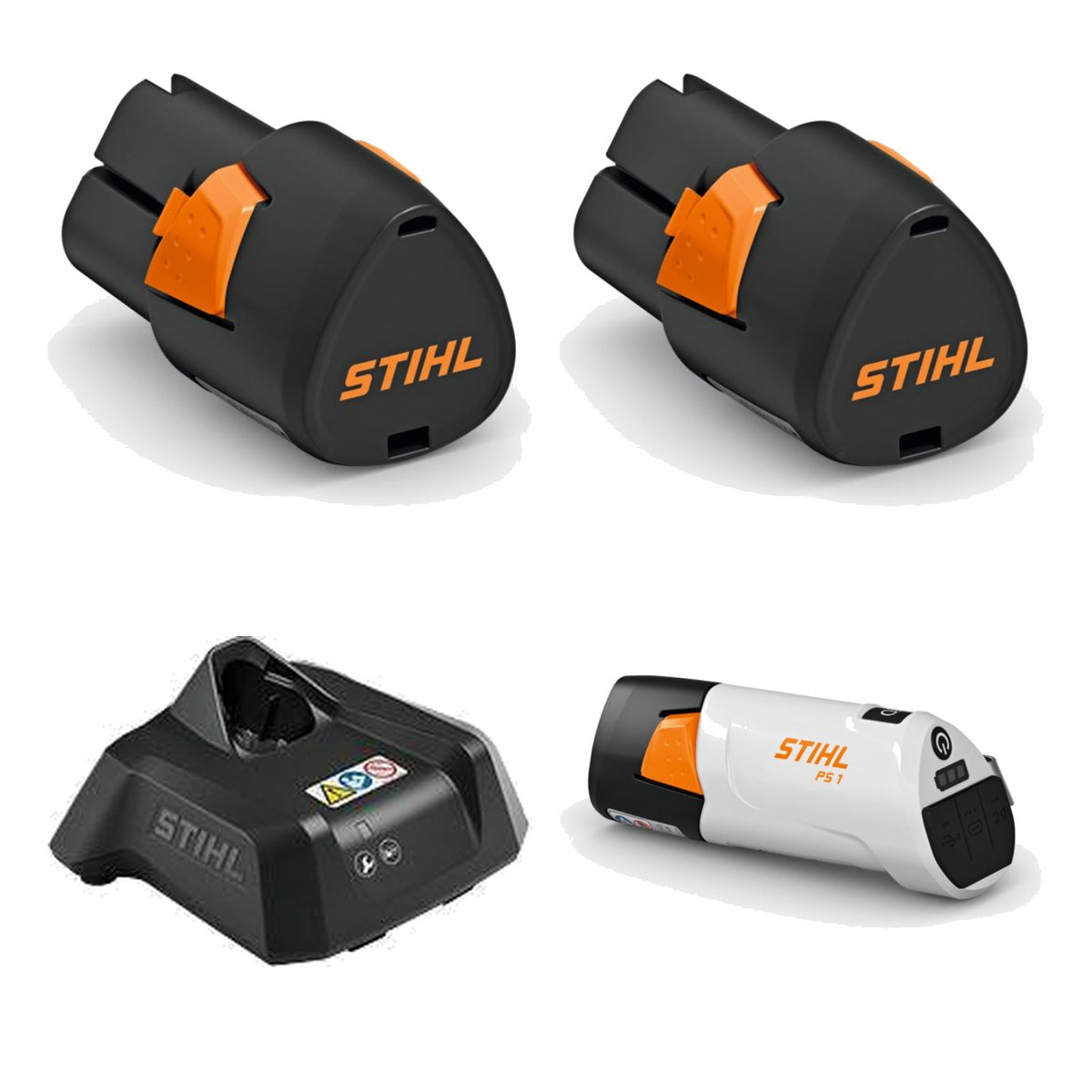 STIHL 2x AS 2 Accu + AL 1 Lader + PS 1.0 Powerbank | AS Power-pack