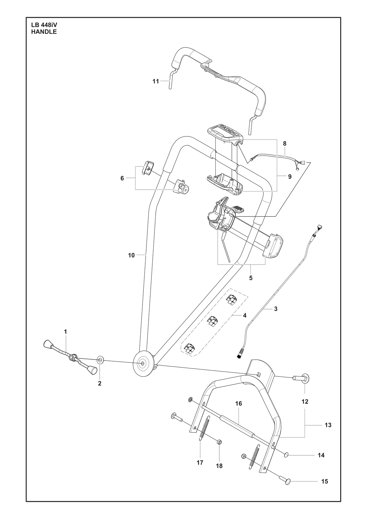 Husqvarna 596253006 onderdelentekening - positie 9
