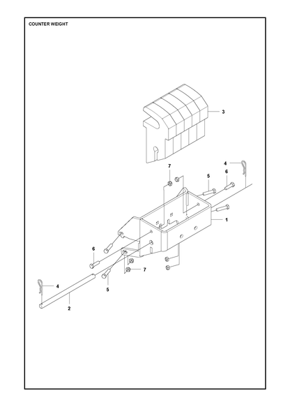 Husqvarna 578340901 onderdelentekening - positie 2