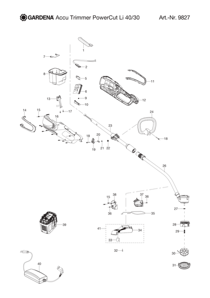 Husqvarna 590917701 onderdelentekening - positie 9