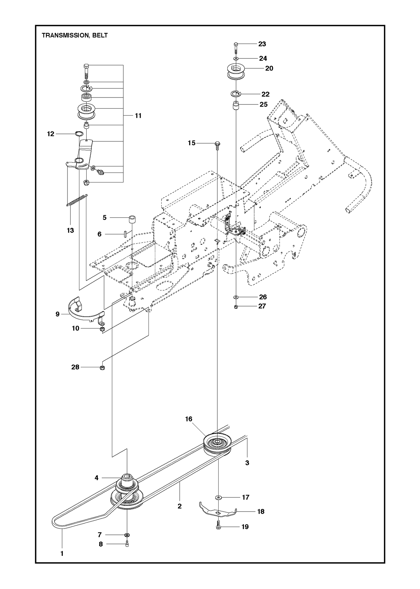 Husqvarna 506664501 onderdelentekening - positie 9