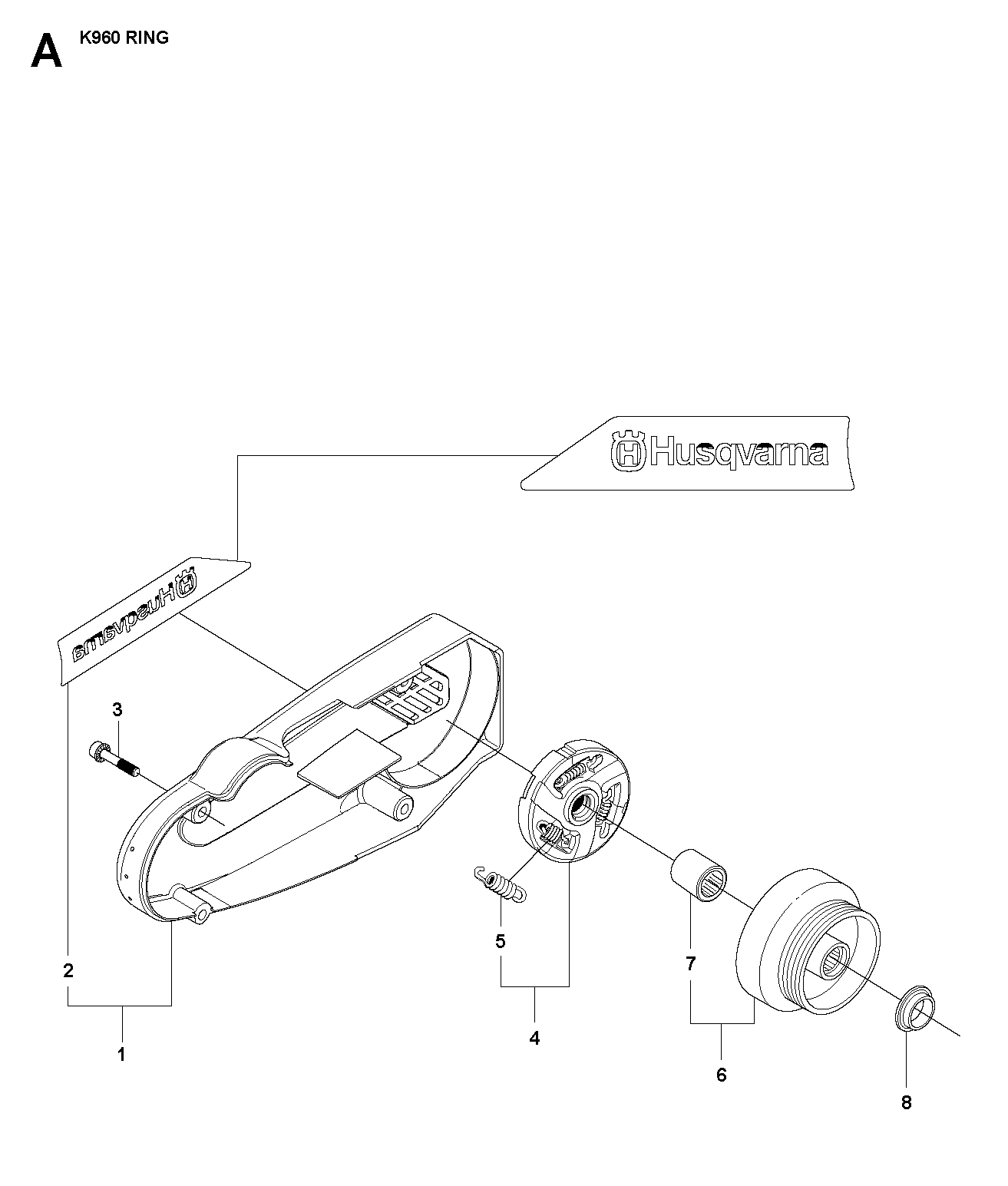 Husqvarna 506280102 onderdelentekening - positie 6