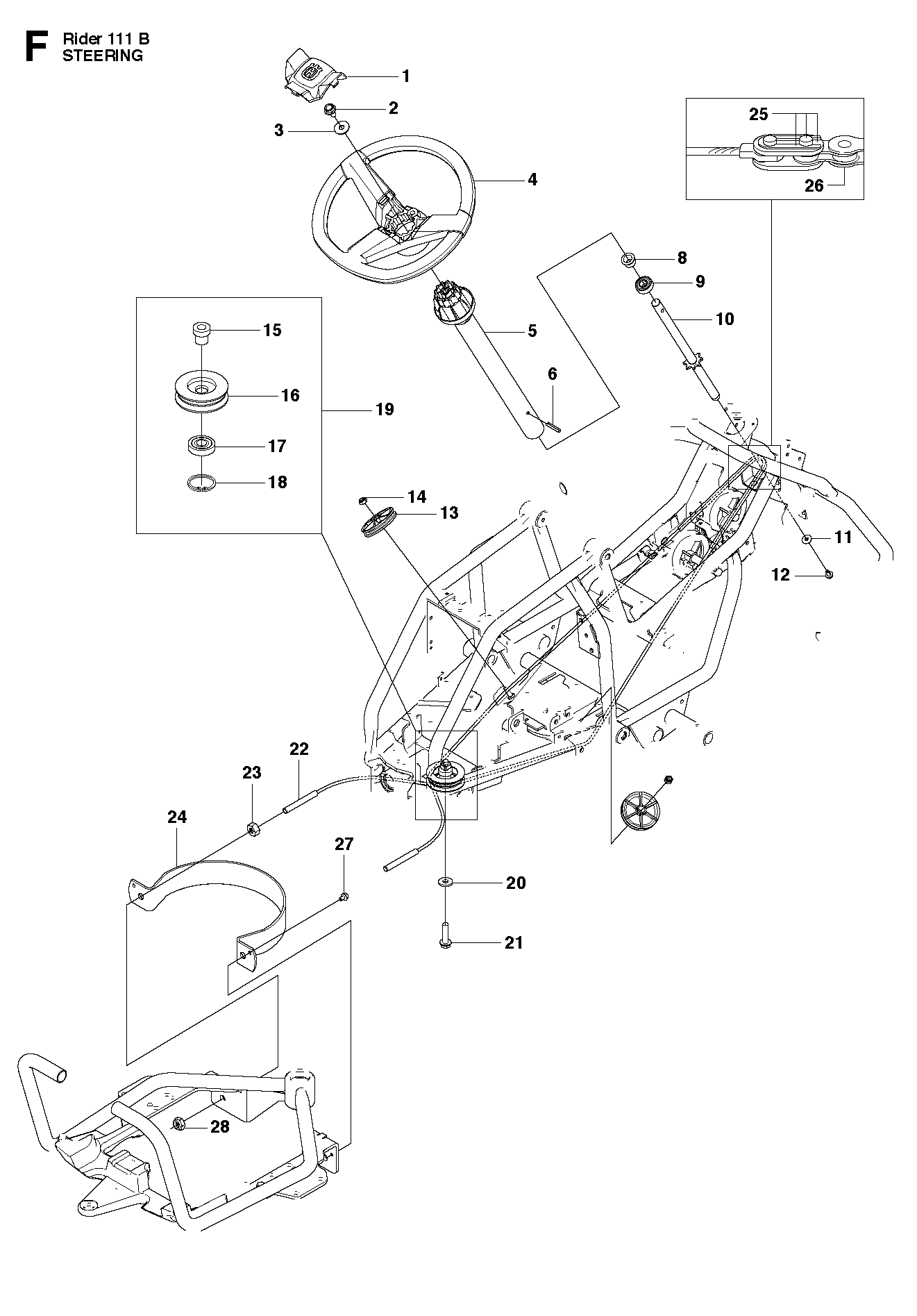 Husqvarna 506500902 onderdelentekening - positie 19