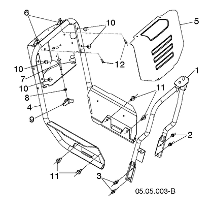 Husqvarna 589264502 onderdelentekening - positie 1