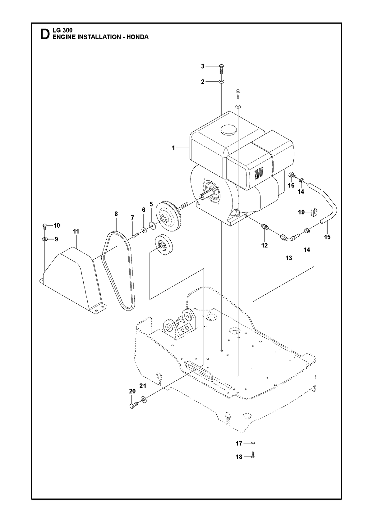 Husqvarna 594961801 onderdelentekening - positie 11