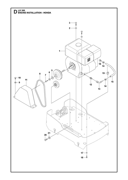 Husqvarna 594961801 onderdelentekening - positie 11