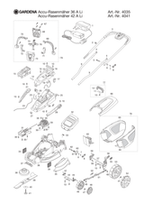 Husqvarna 510783300 onderdelentekening - positie 43