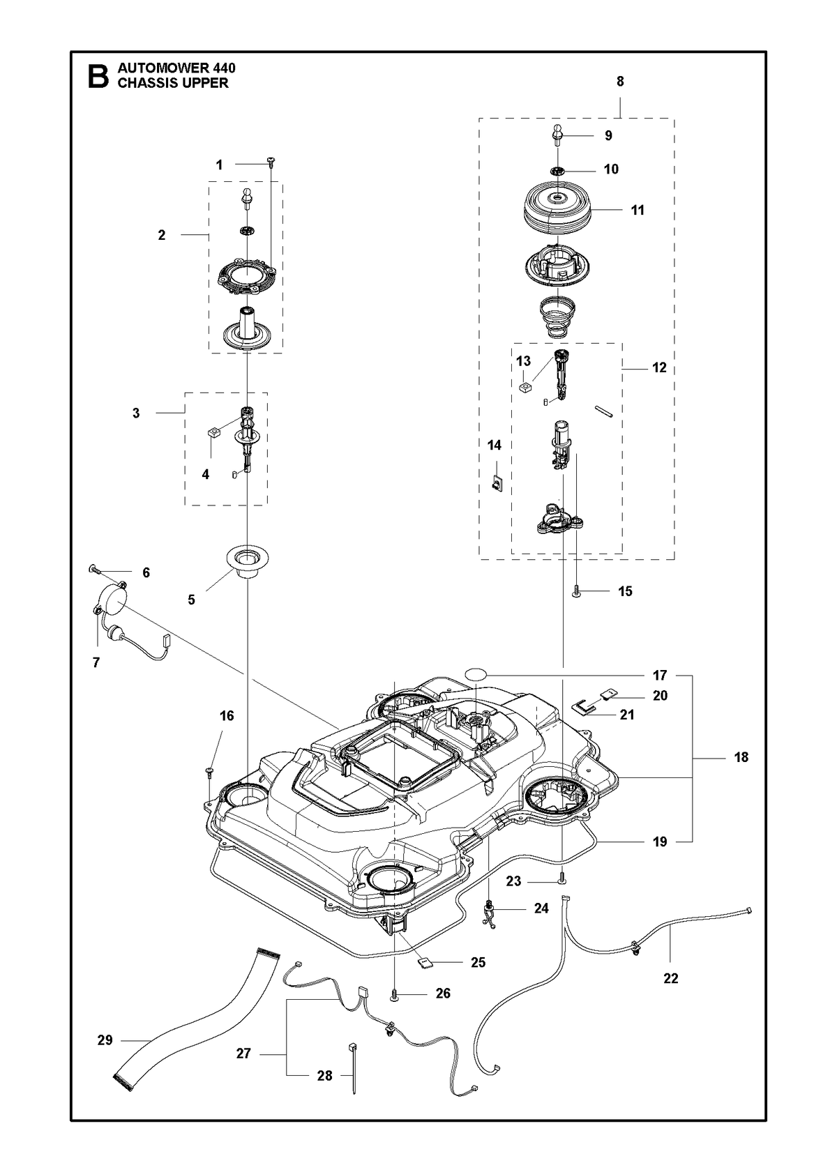 Husqvarna 579669101 onderdelentekening - positie 25