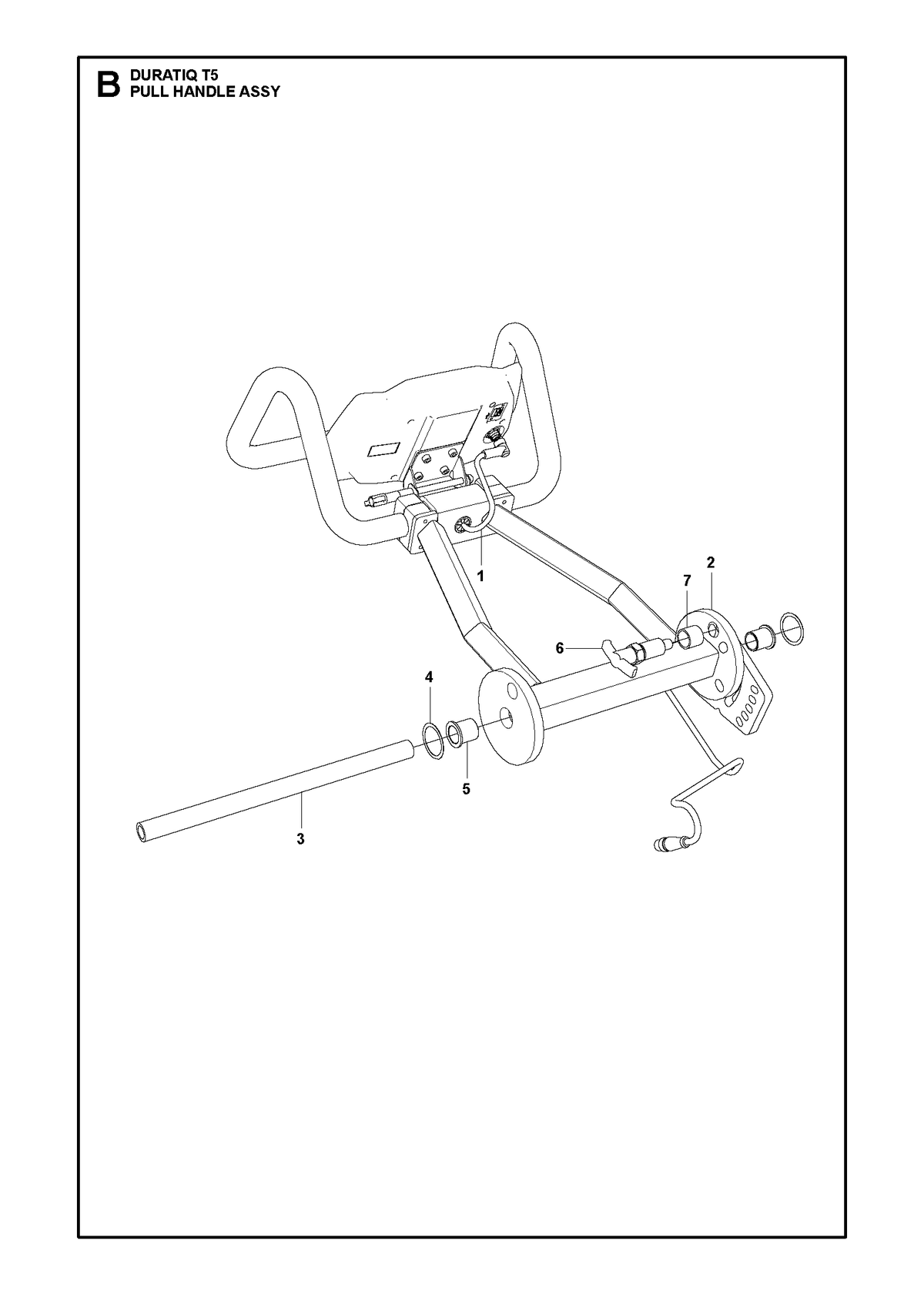 Husqvarna 595731301 onderdelentekening - positie 1