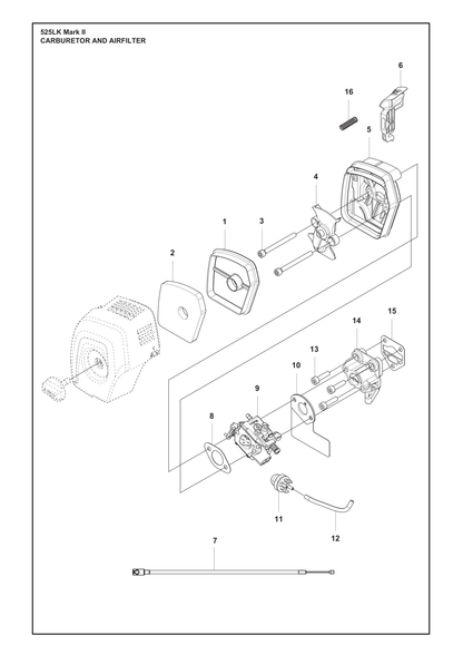 Husqvarna 504114301 onderdelentekening - positie 13