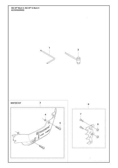 Husqvarna 576873006 onderdelentekening - positie 6