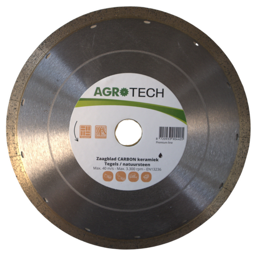 AgroTech Diamant Doorslijpschijf CARBON Keramiek - 230 mm