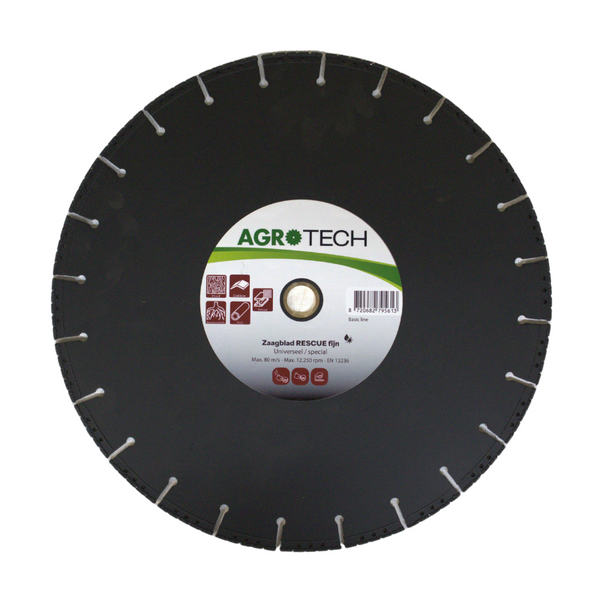 AgroTech Diamant Doorslijpschijf RESCUE Fijn - 350 mm