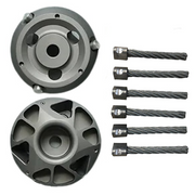 Armigo Triplo Onkruidborstel Starterkit - 14 mm borstels