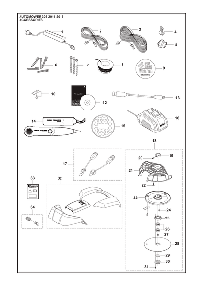 Husqvarna 575238602 onderdelentekening - positie 7