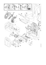 STIHL BA030071001 Sett isolasjonsinnlegg positie 7 technische tekening
