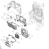 STIHL BA077060700 Afdekkap positie 13 technische tekening