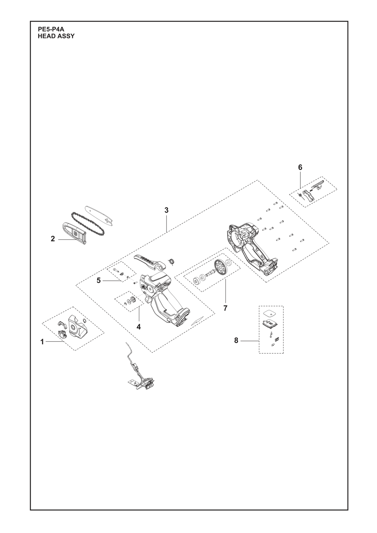 Husqvarna 536428701 onderdelentekening - positie 2