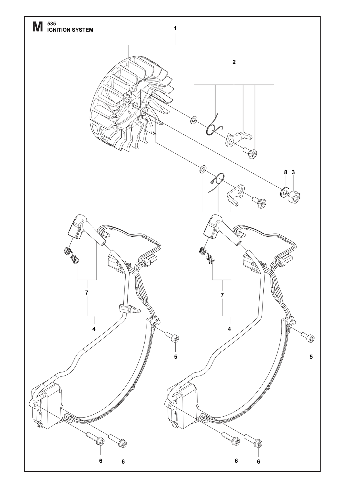 Husqvarna 529965303 onderdelentekening - positie 4