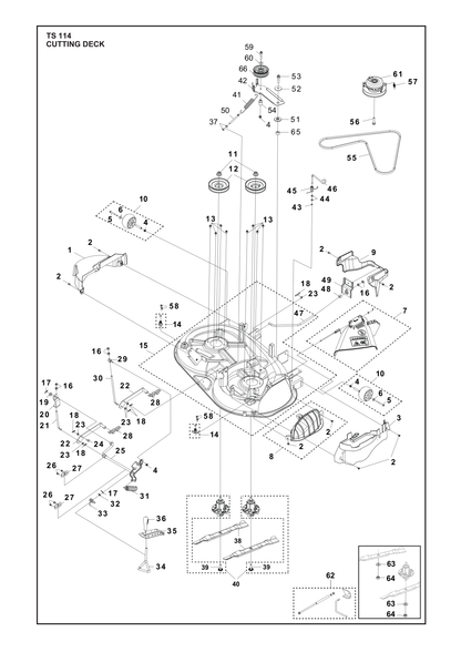 Husqvarna 547316702 onderdelentekening - positie 15