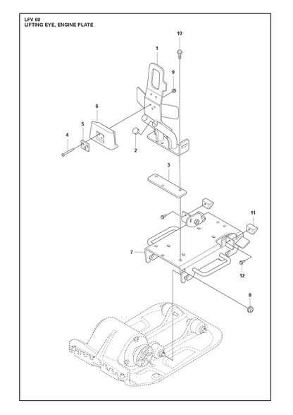 Husqvarna 598046201 onderdelentekening - positie 4