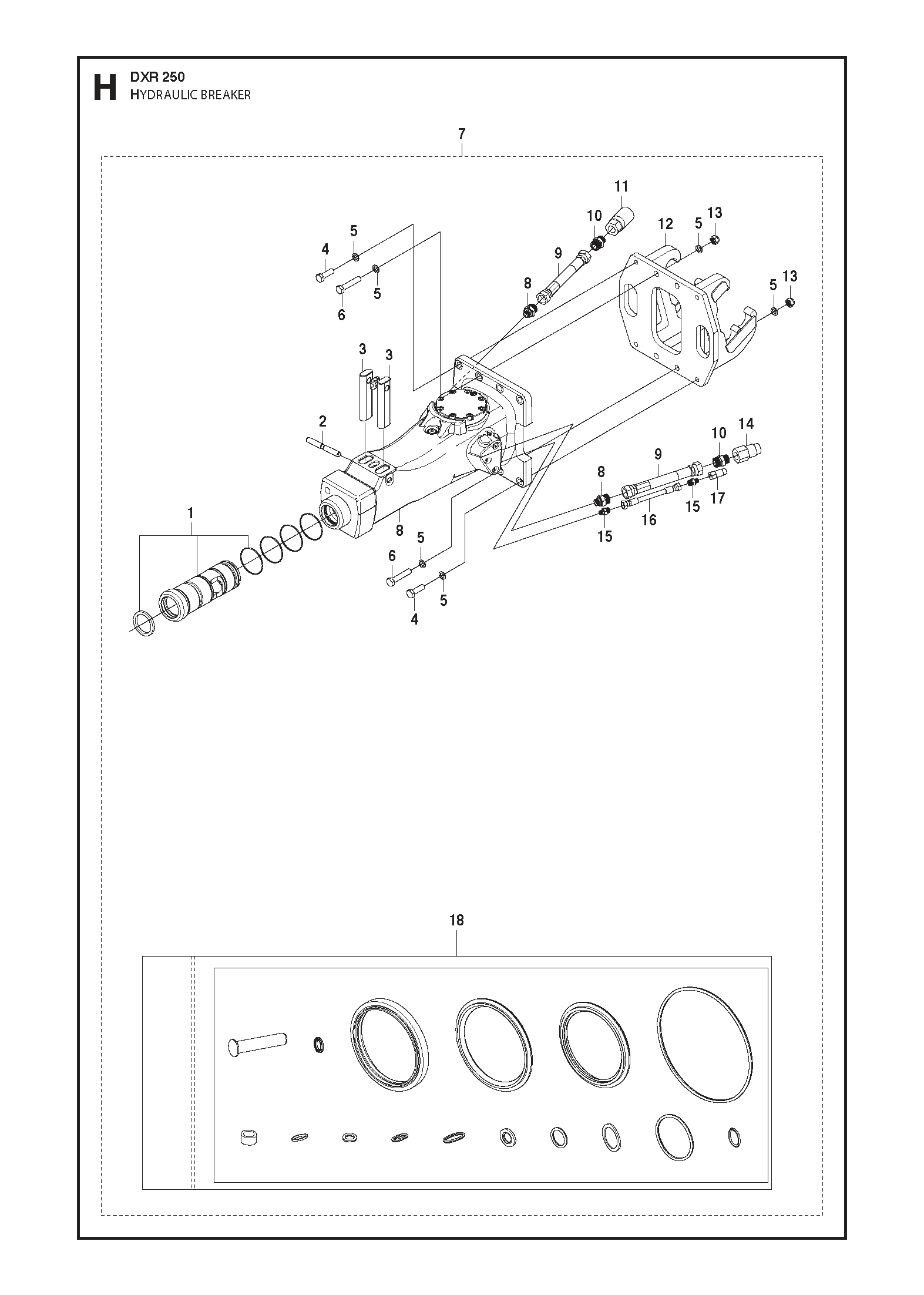 Husqvarna 505268401 onderdelentekening - positie 15