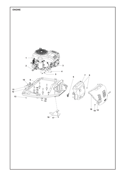Husqvarna 536846301 onderdelentekening - positie 6