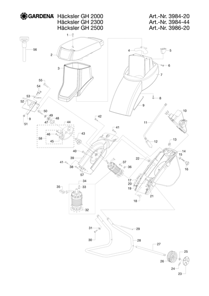Husqvarna 520496801 onderdelentekening - positie 56