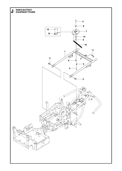 Husqvarna 522451501 onderdelentekening - positie 1