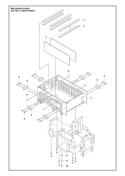 Husqvarna 534310201 onderdelentekening - positie 3