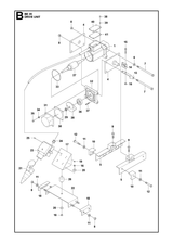 Husqvarna 595137301 onderdelentekening - positie 14