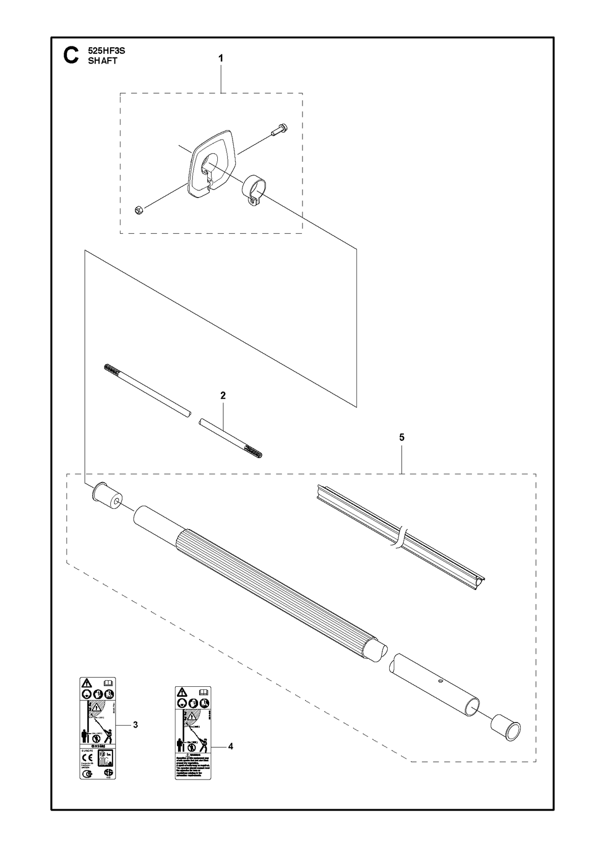 Husqvarna 586890301 onderdelentekening - positie 5