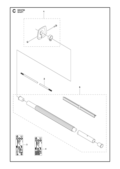Husqvarna 586890301 onderdelentekening - positie 5