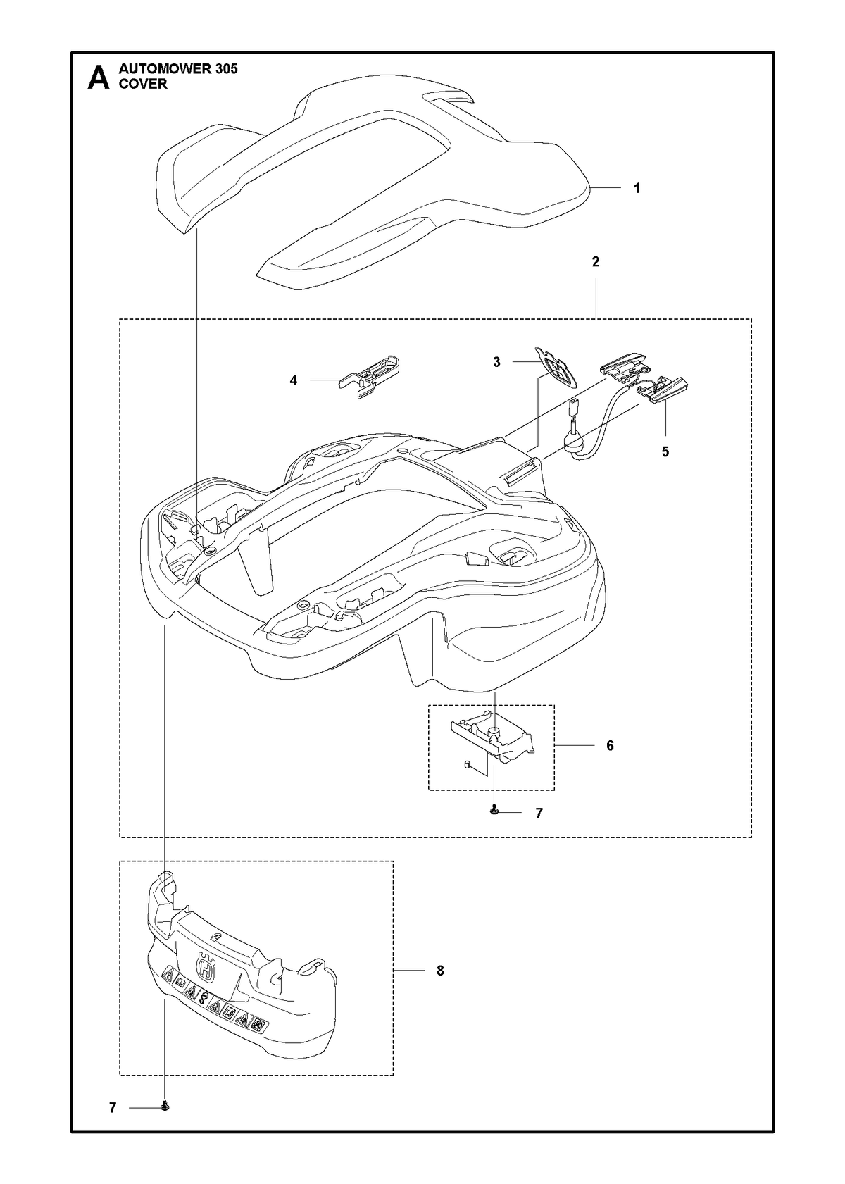 Husqvarna 531144602 onderdelentekening - positie 5