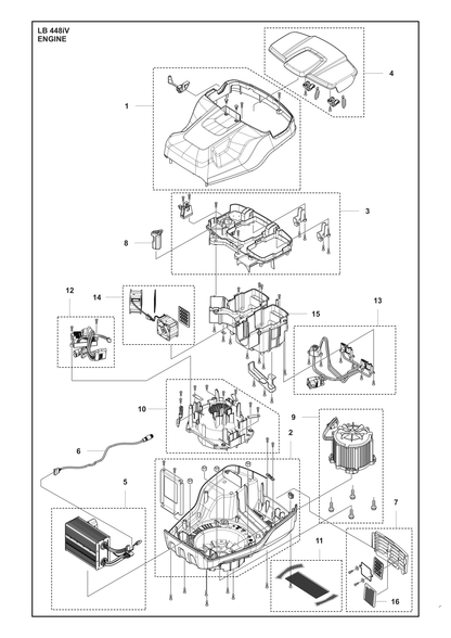 Husqvarna 598564001 onderdelentekening - positie 10