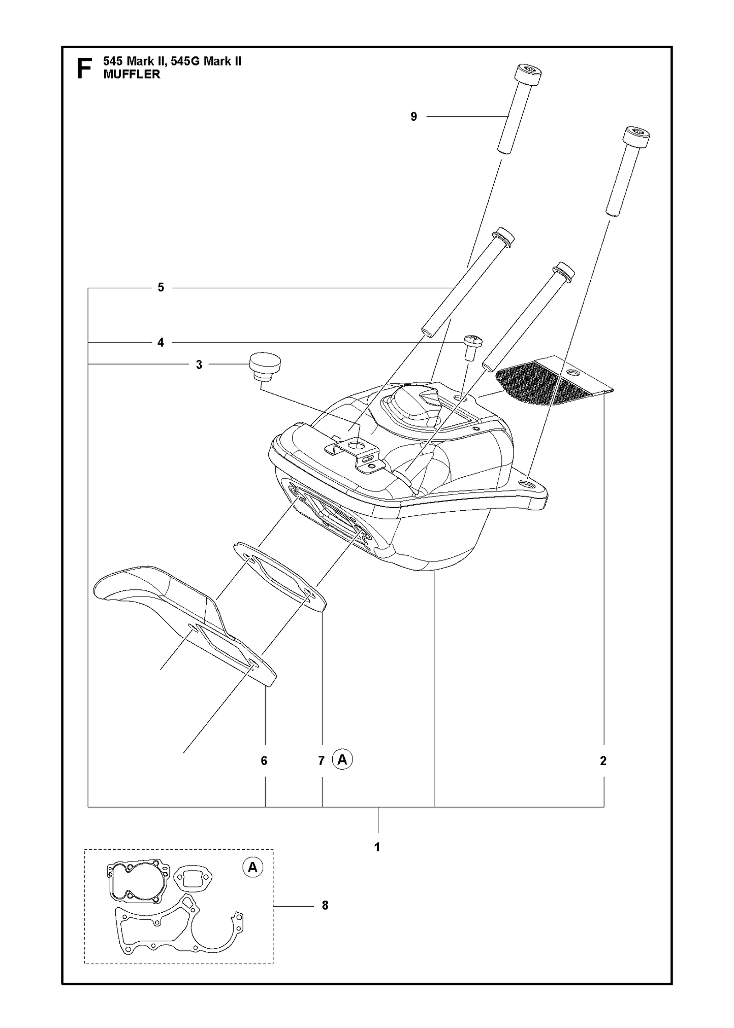 Husqvarna 501515402 onderdelentekening - positie 3