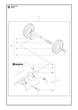 Husqvarna 504020604 onderdelentekening - positie 3