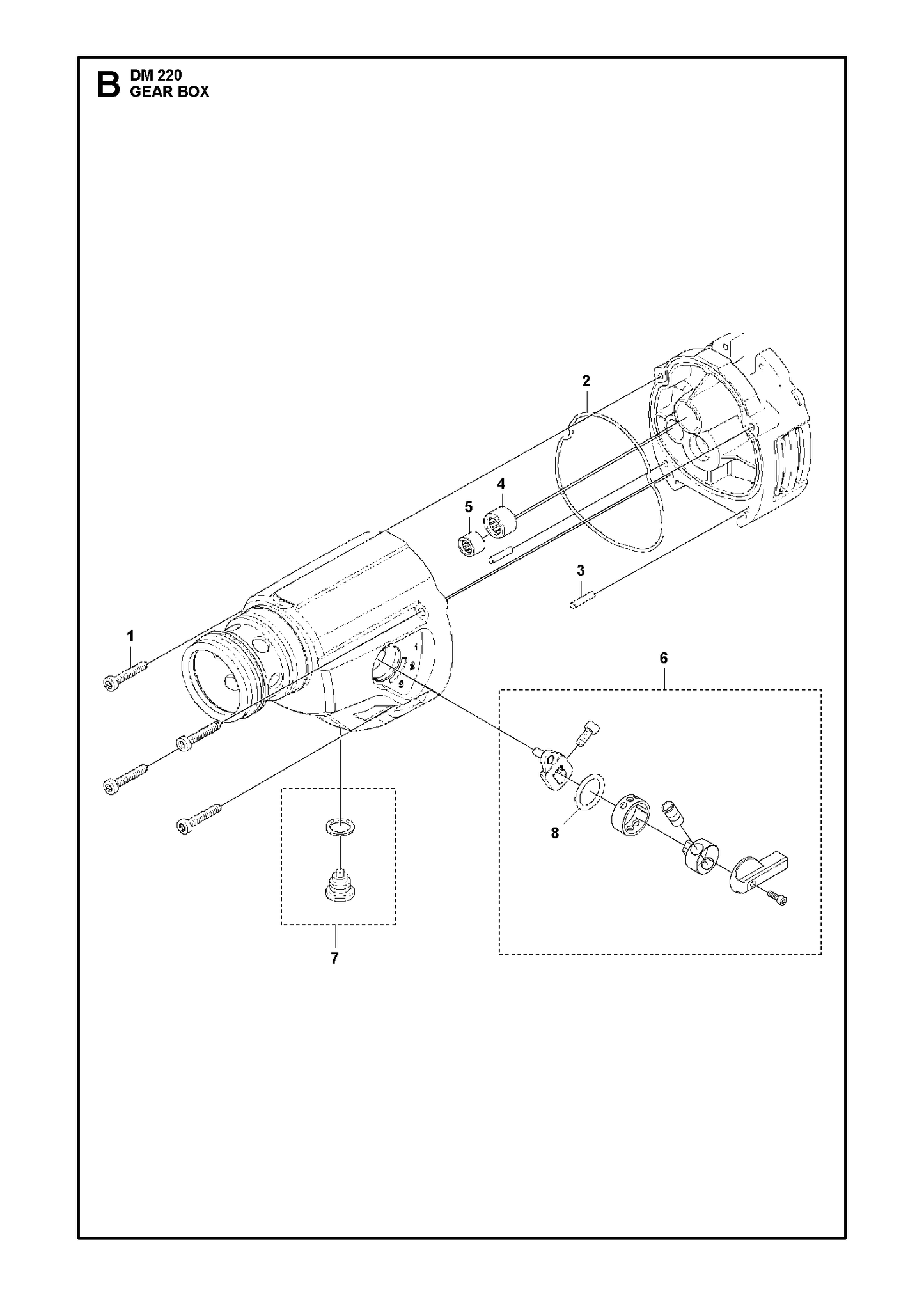 Husqvarna 502496505 onderdelentekening - positie 8