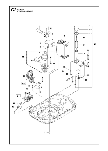 Husqvarna 510138601 onderdelentekening - positie 5