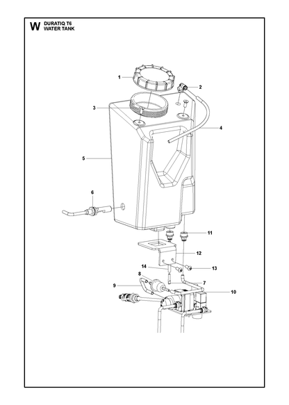 Husqvarna 595757001 onderdelentekening - positie 12