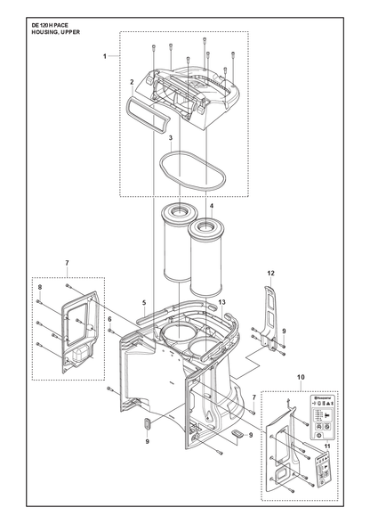 Husqvarna 529903301 onderdelentekening - positie 15