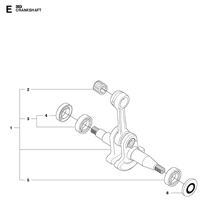 Husqvarna 504206802 onderdelentekening - positie 1