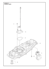 Husqvarna 531385101 onderdelentekening - positie 4