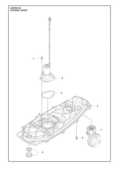 Husqvarna 531385101 onderdelentekening - positie 4